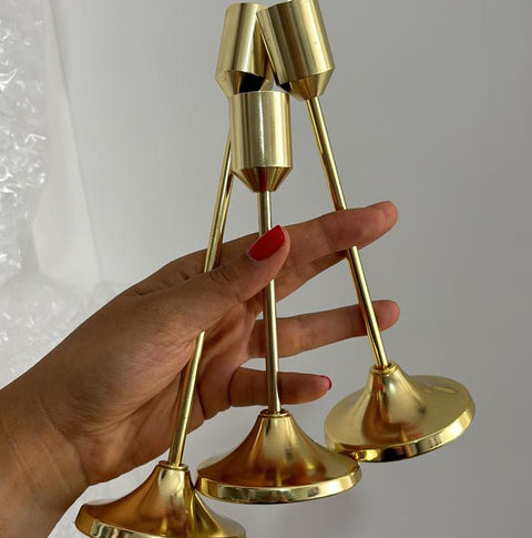 Set candelabro x3