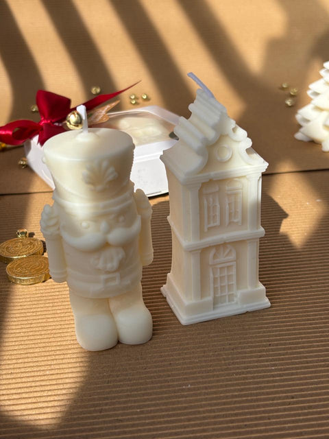 Kit Velas Decorativas Cascanueces y Casita