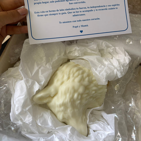 Vela aromática Lobo