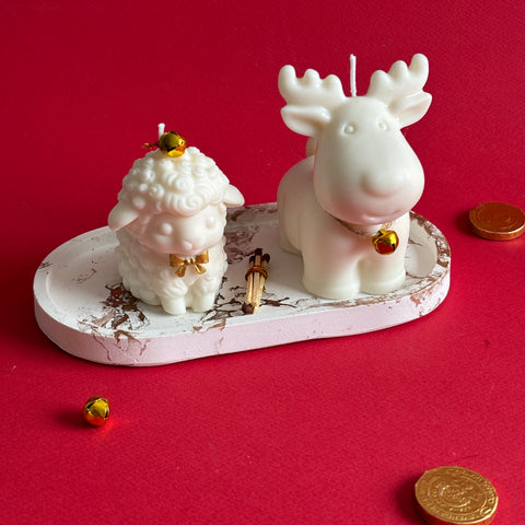 Kit Velas Decorativas Renito y Ovejita 🦌