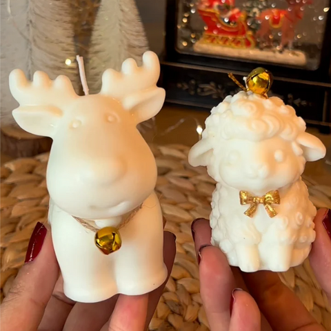 Kit Velas Decorativas Renito y Ovejita 🦌